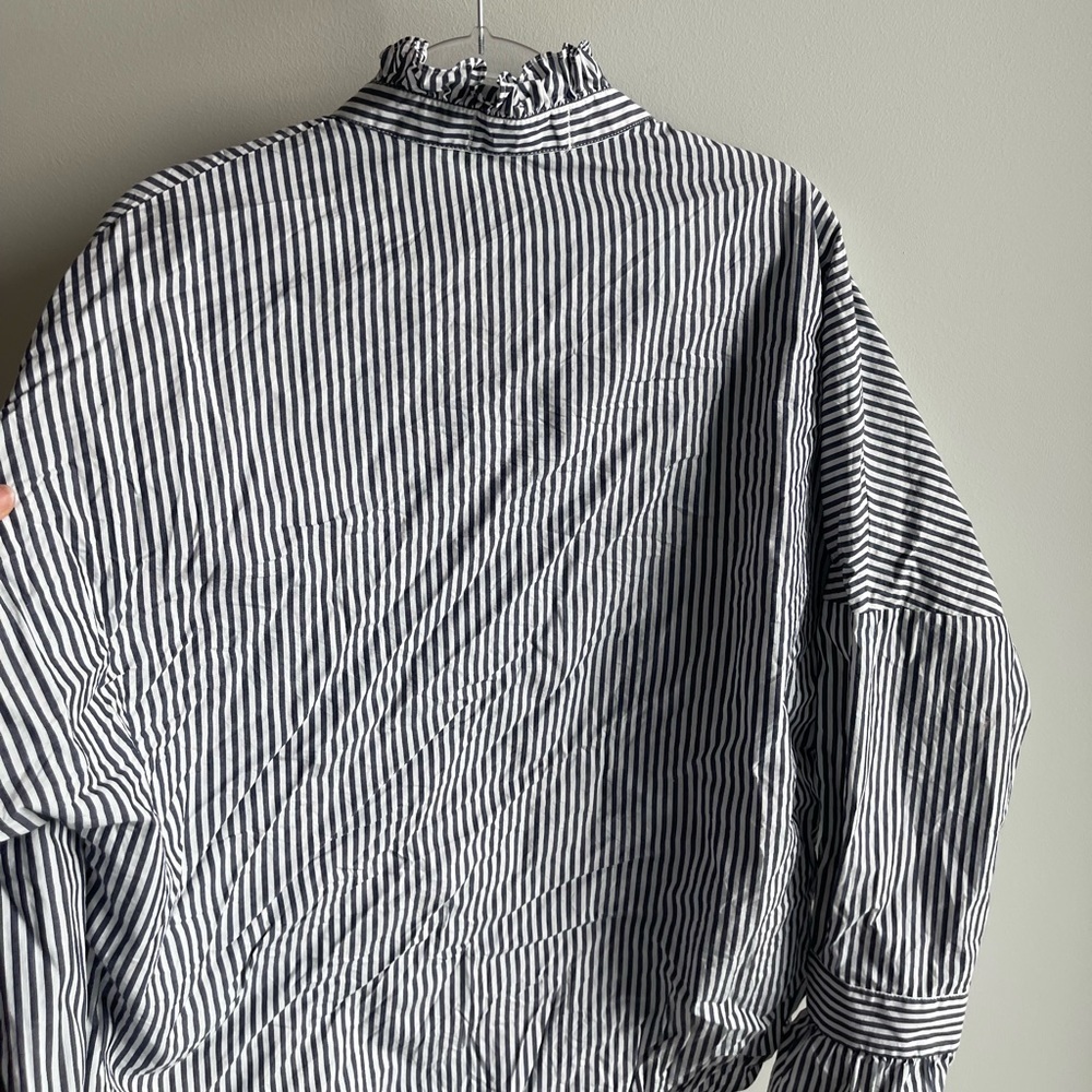 Alex Mill Striped Blue and White Shirt - Picture 7 of 7